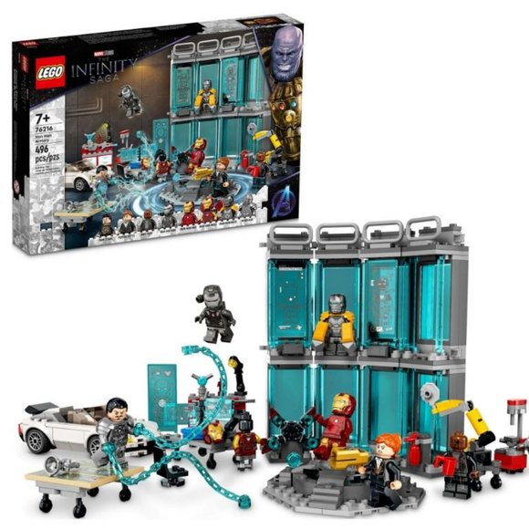 NEW Marvel Iron Man Armory Toy Building Set 76216 Avengers...